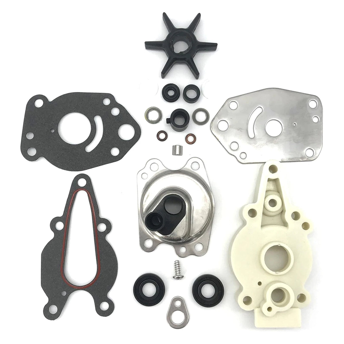 Water Pump Impeller Kit for Mercury Mariner 2 & 4 Stroke 6 8 9.9 15 (46-42089A5)