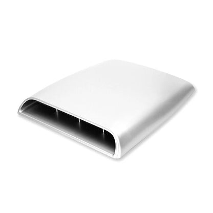Air Flow Intake Scoop Vent Cover for Universal Car (Silver)