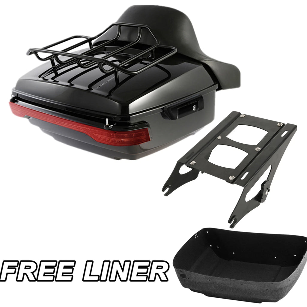 LED Trunk Mount Rack Pad for Harley Touring Electra Glide (2014–2026)