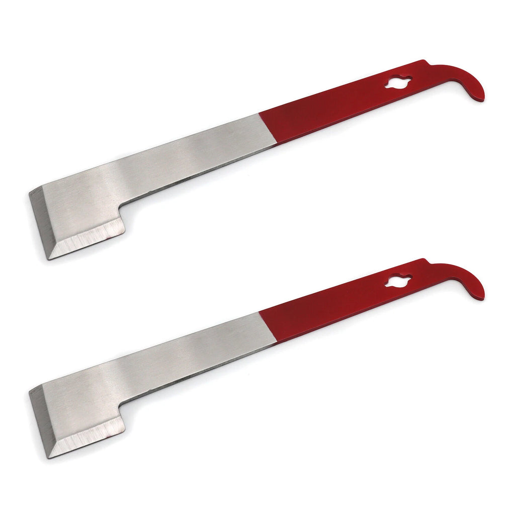 Bee Hive Tool Set of 2 Stainless Steel Scraper J Hook Frame Lifter