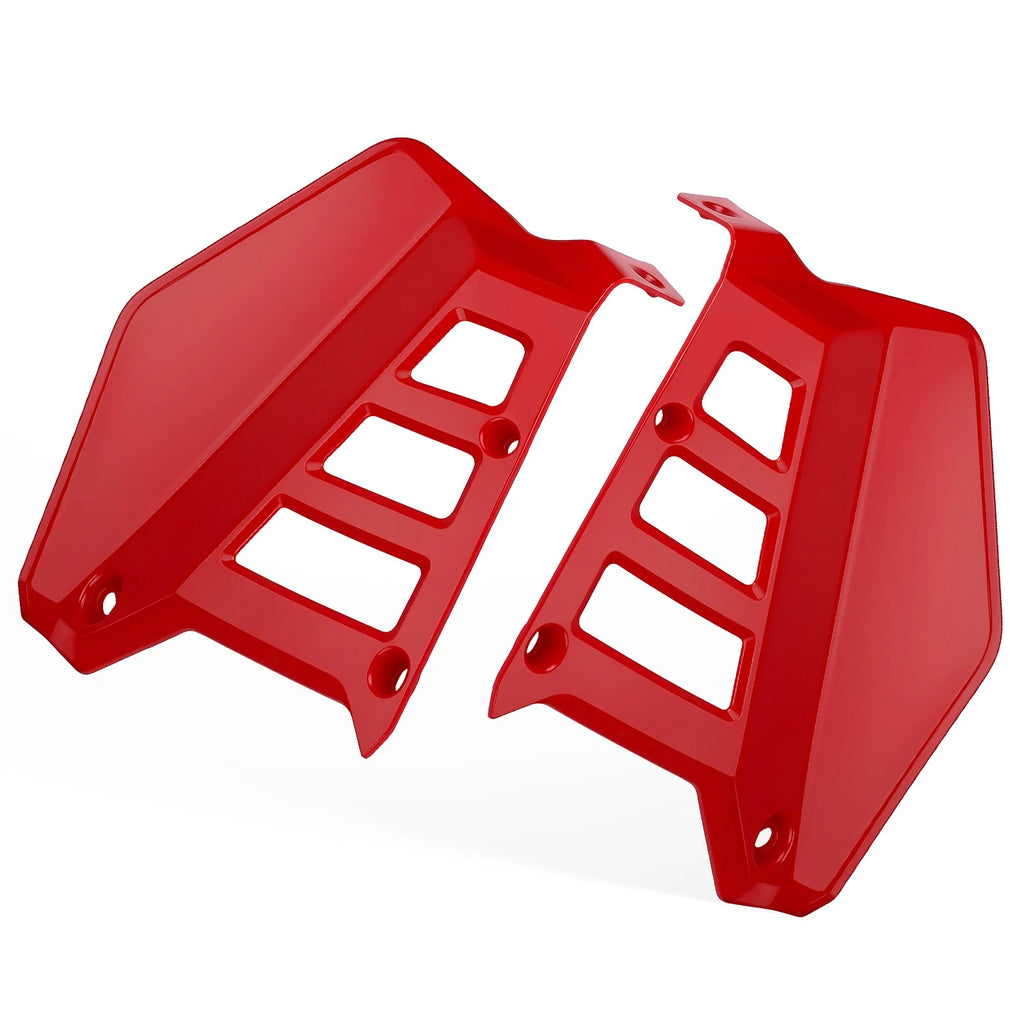 Pair of Red Radiator Shrouds Guards for Honda ATC250R (1985–1986)