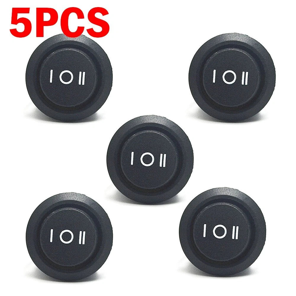 Round Rocker Switch 10A 12-250V for Various Applications