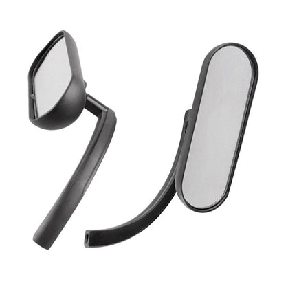 2X Black Universal Rear View Side Mirrors for Motorcycle (Cruiser, Chopper)