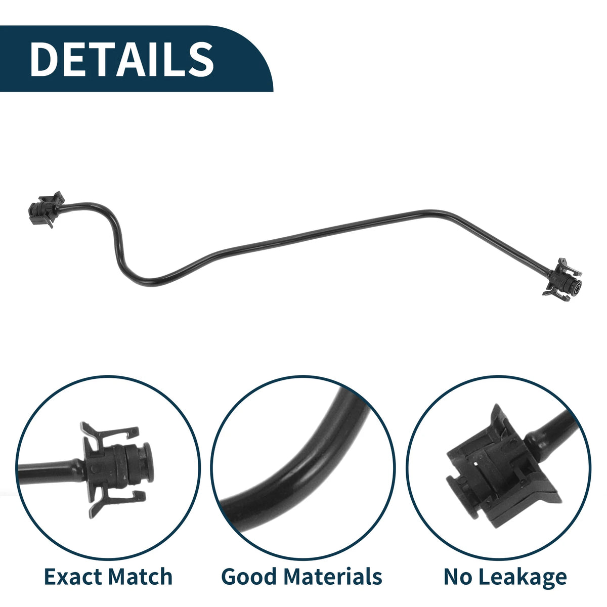 Radiator Hose for Land Rover LR2 (2013–2015) No.LR032094 Plastic Black