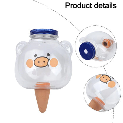2X Automatic Plant Watering Devices Pig Shape Slow Release Tool