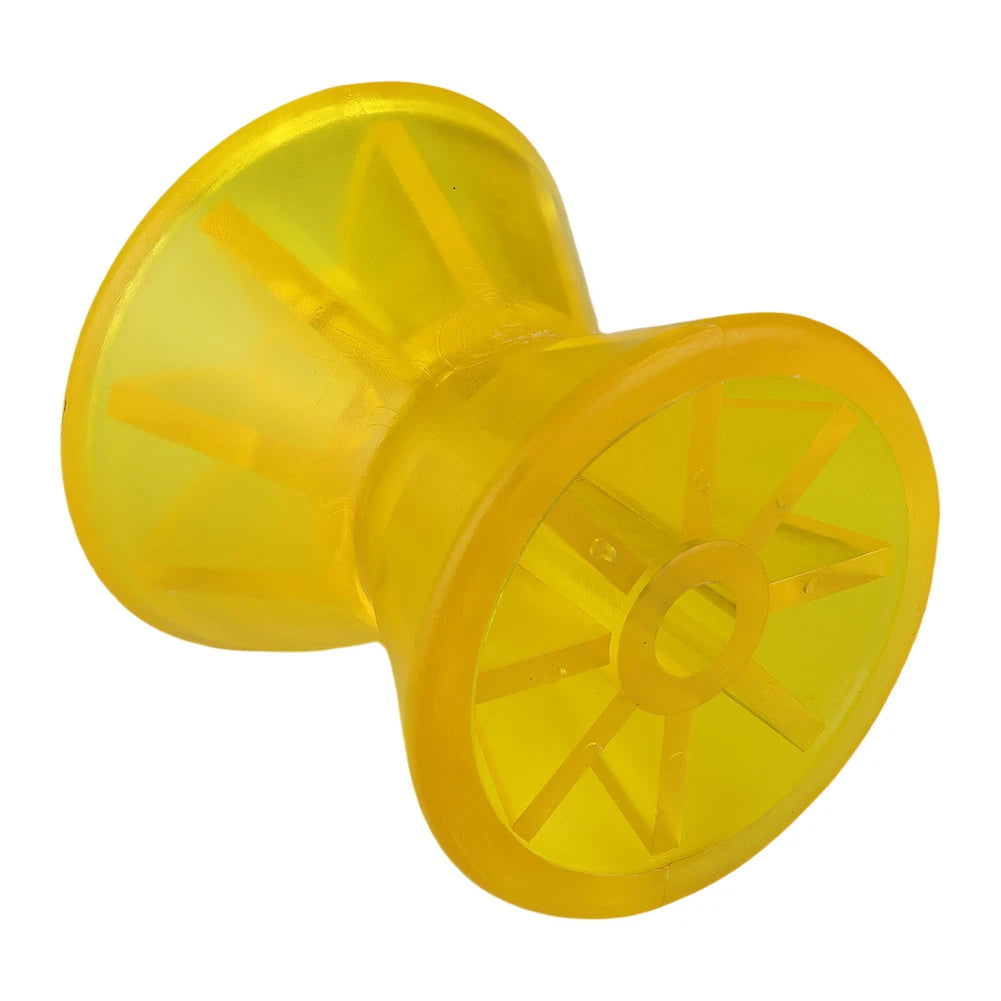 Yellow PVC Bow Roller Support for Boat Trailers (Fits Yacht Motorboat Dinghy)
