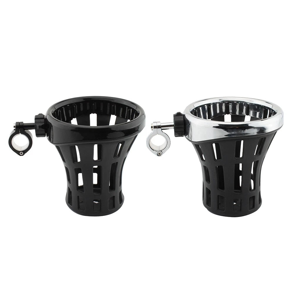 Large Motorcycle Drink Cup Holder with 7/8"-1" Aluminum Clamp