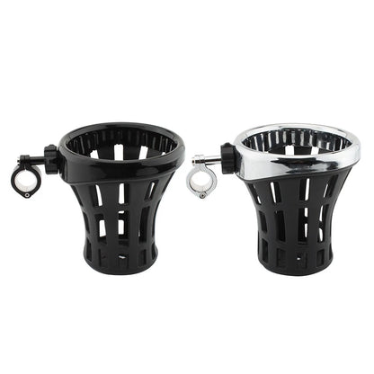 Large Motorcycle Drink Cup Holder with 7/8"-1" Aluminum Clamp