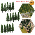 50pcs 1.96" Model Trees for Diorama Wargame Railroad Scenery