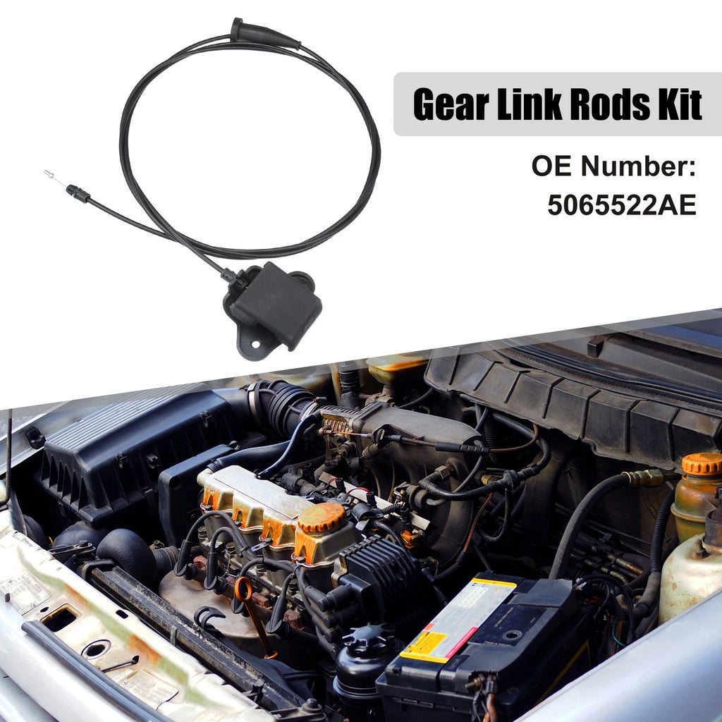 Front Hood Latch Release Cable Replacement for Dodge Challenger (2008–2014)