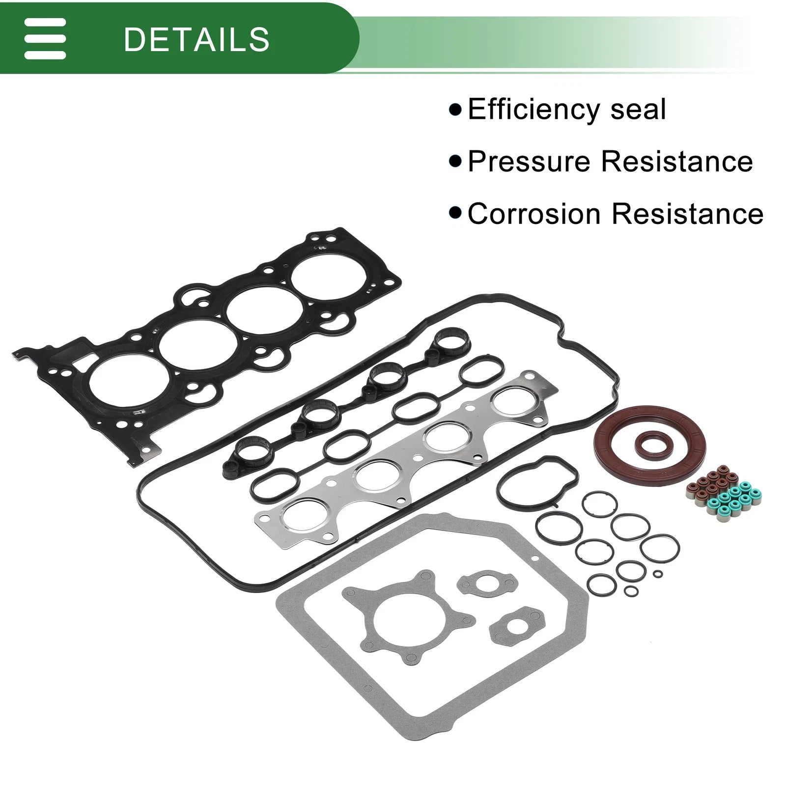 Cylinder Head Gasket Kit Replacement for Hyundai Accent (2012–2017)