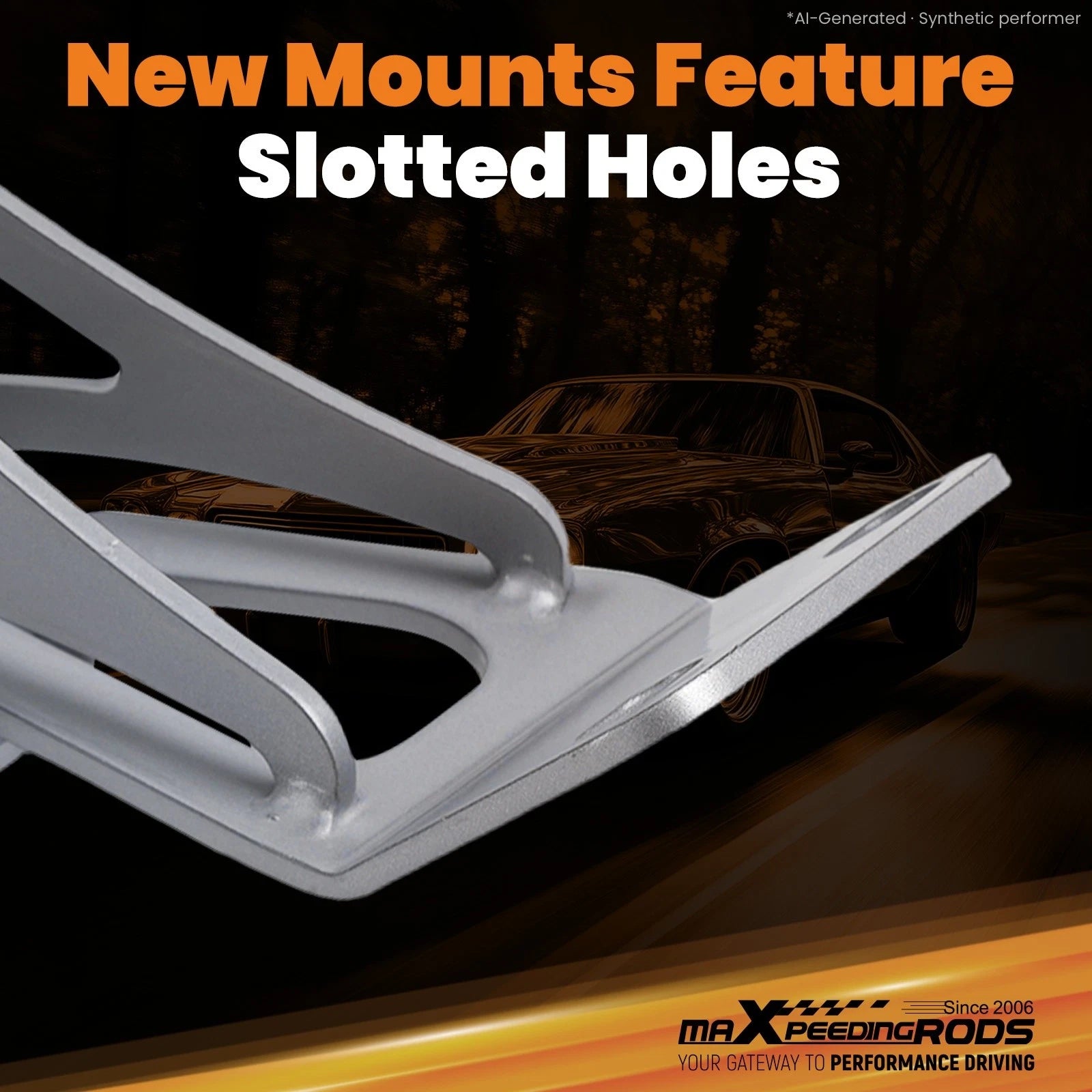 Performance Engine Mounting Brackets for Chevy C10 Truck (1963–1972)