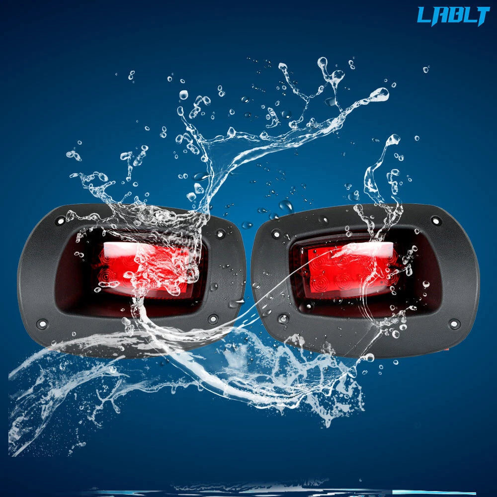 2X LED Tail Light Assemblies for EZGO RXV (2008–2015)