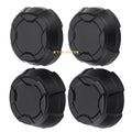 Set of 4 Matte Black Rim Caps for Polaris Ranger Crew SP 570 (2022–2025)