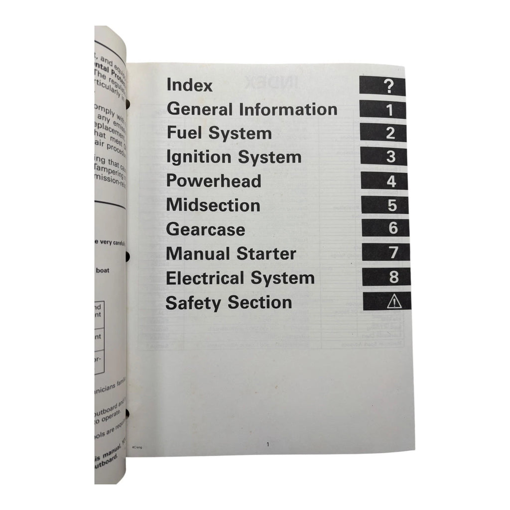 Service Manual for Johnson 787027 EE 2 thru 8 (1999)