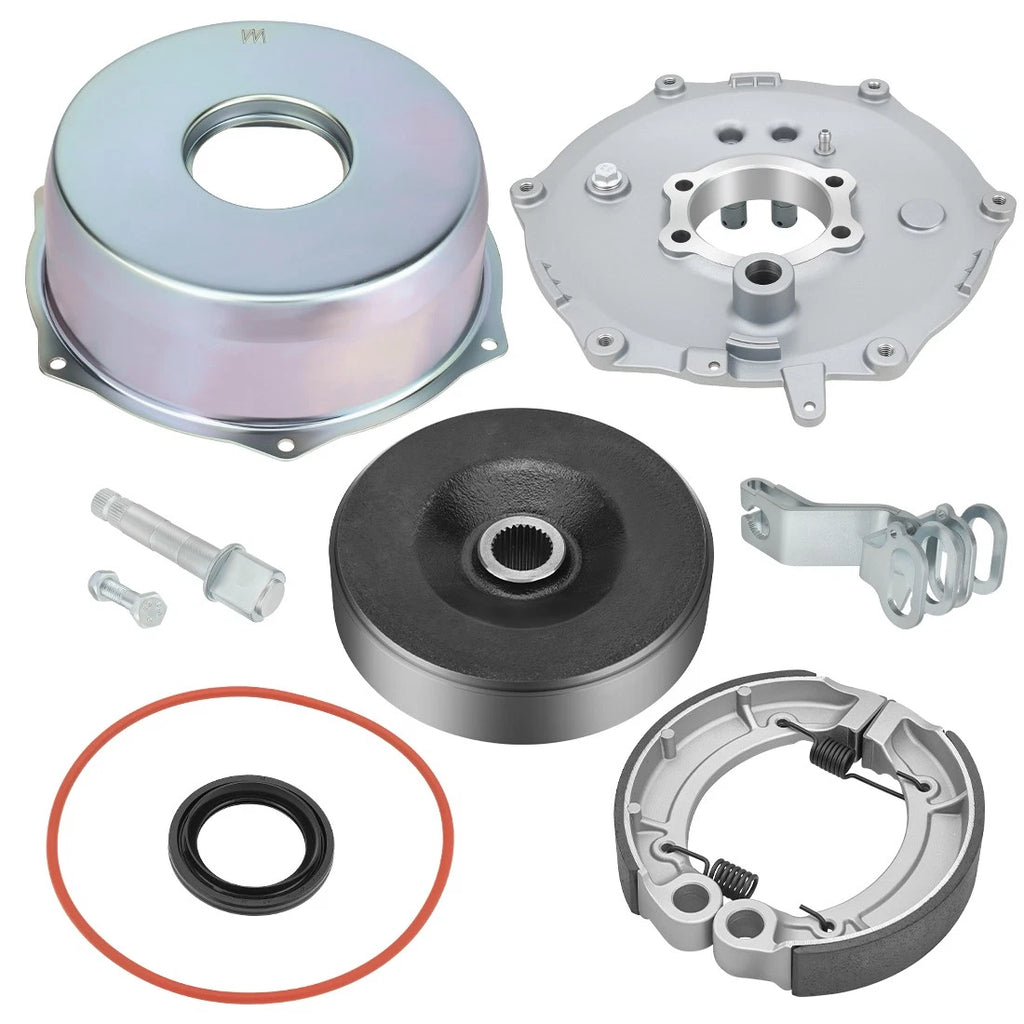 Rear Brake Plate Cover Seal Kit for Yamaha Bruin 250 350 (2000–2006)
