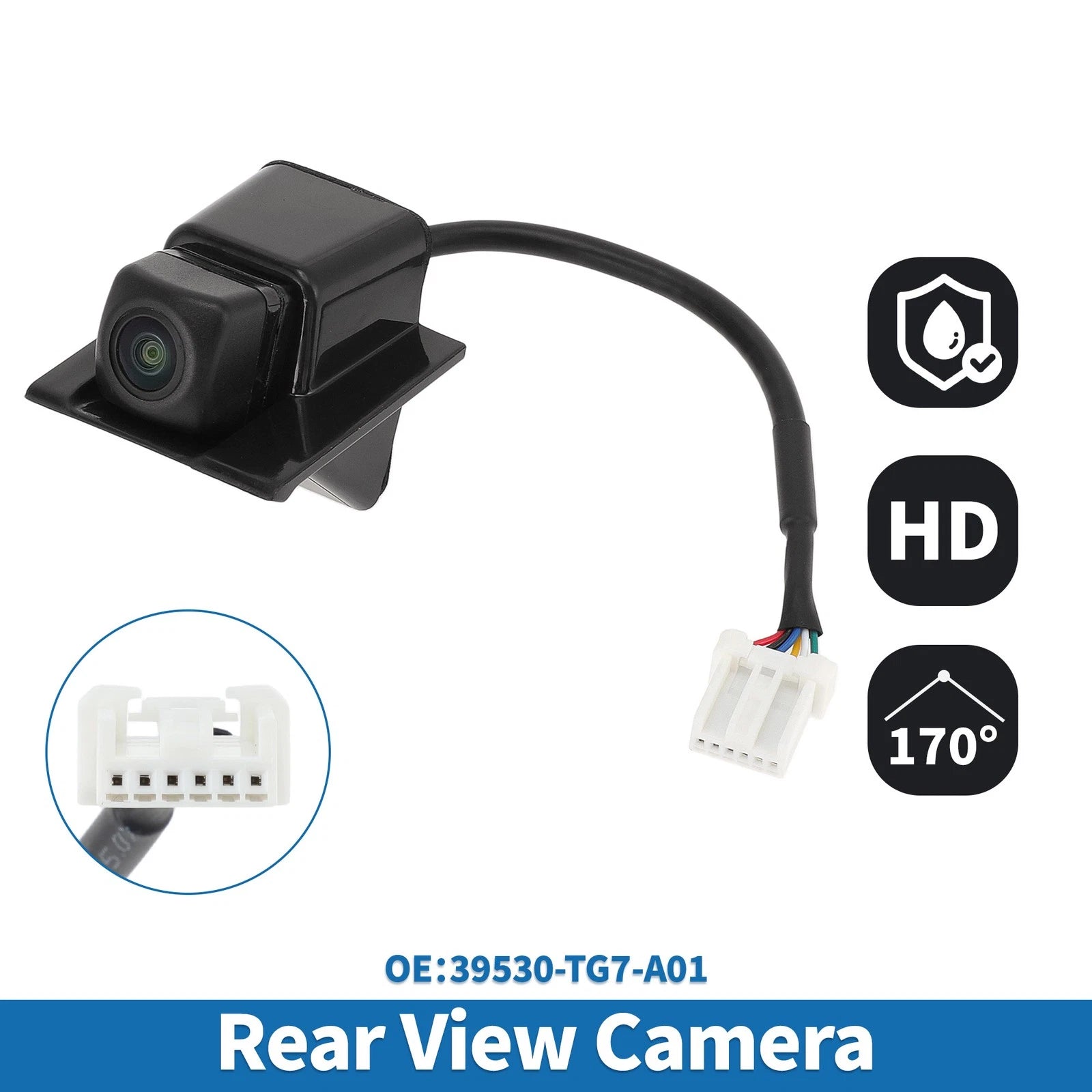 Rear View Backup Camera Park Assist Replacement for Honda Pilot (2016–2017)
