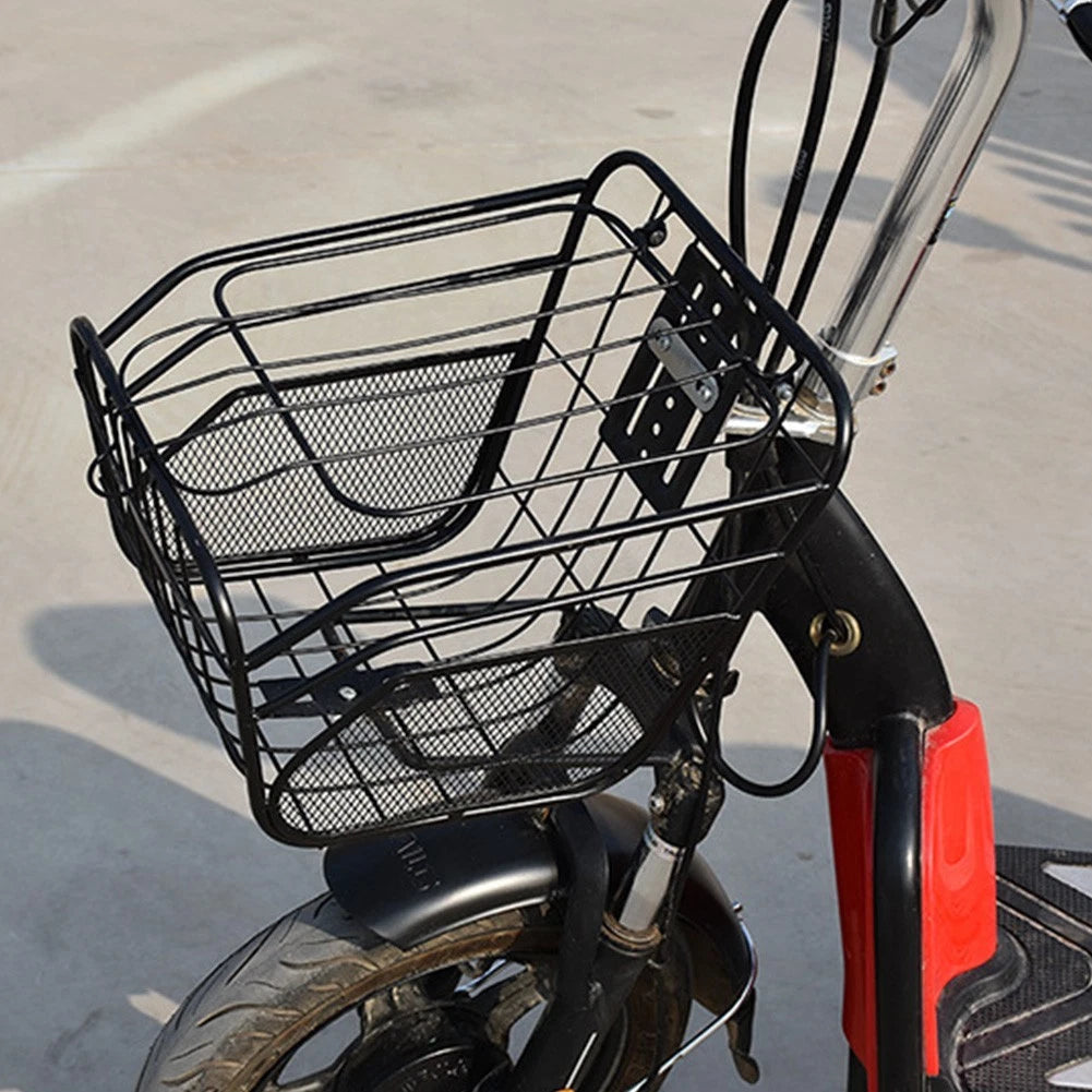 1pc Front Bicycle Basket for Bike Scooter Storage Holder