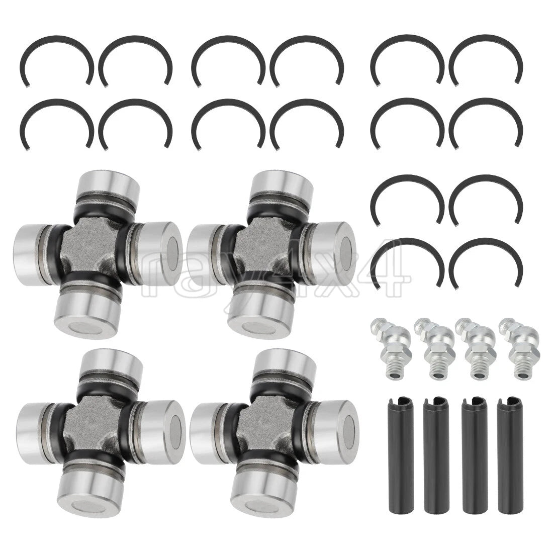 Set of 4 U-Joints for Polaris (2202015, 2203703, 3260104)