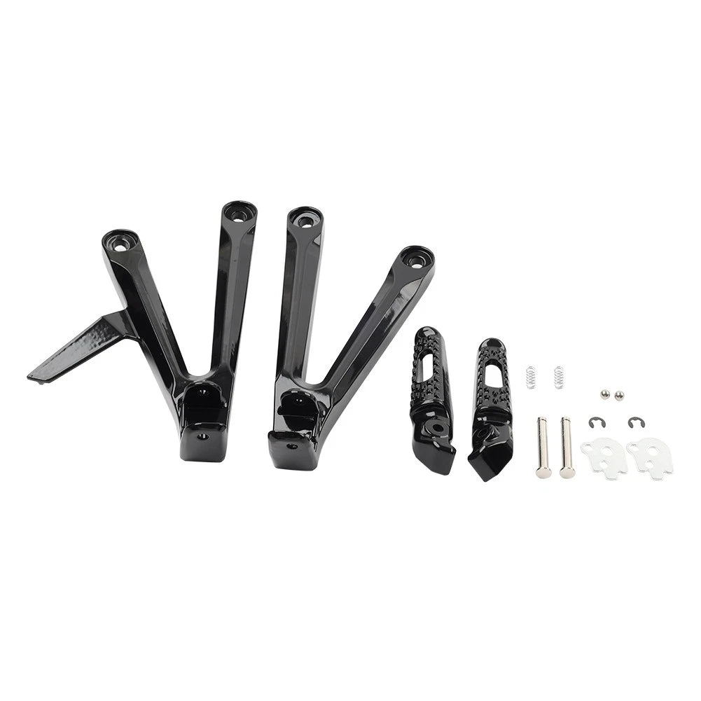 Rear Passenger Footrests Pegs Brackets for Honda CBR600RR (2005–2006)