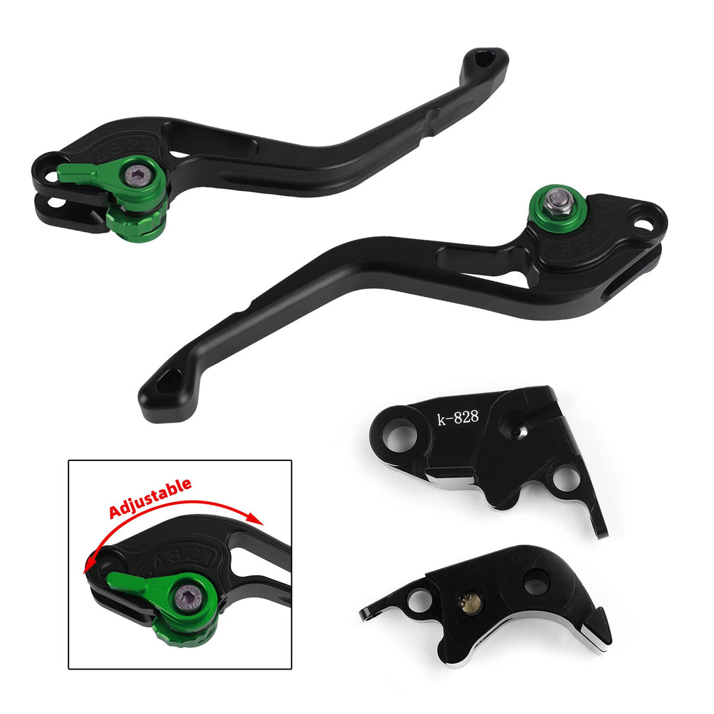 Short Clutch Brake Lever for Kawasaki ZX636R / ZX6RR (2005–2006) T9