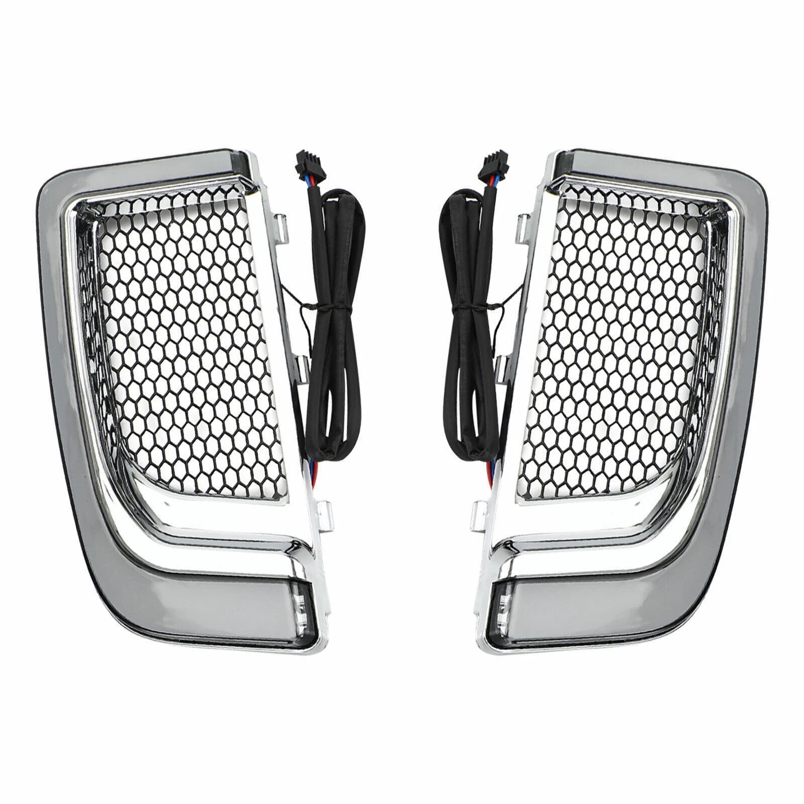 Tracer LED Lower Fairing Grills Lights for Electra Glide FLH/T (2014–2023)