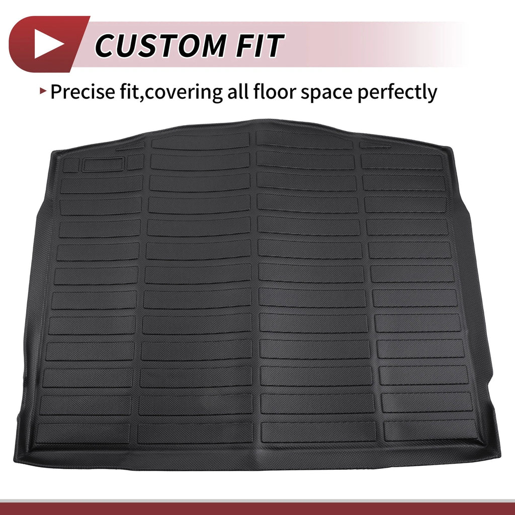 Cargo Liner Rear Trunk Mat for Ford Escape (2020–2024) TPE Long Grid Pattern
