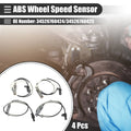 ABS Wheel Speed Sensor Front Left Right Replacement for BMW 128i (2008–2013)