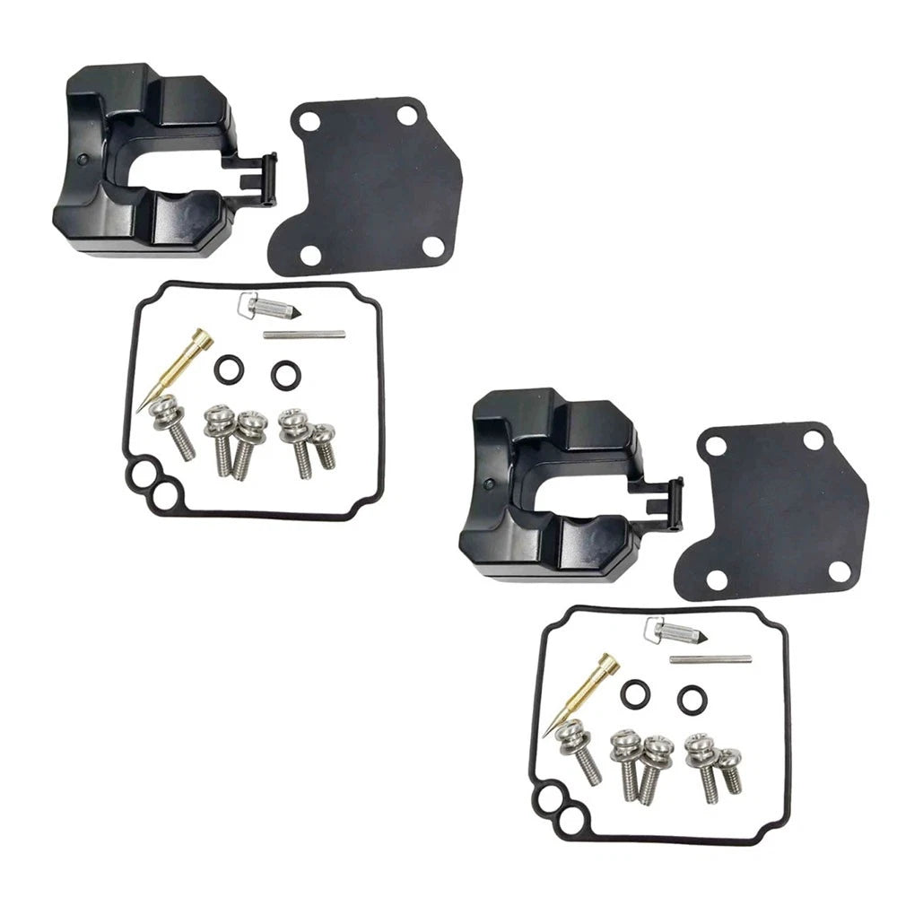 2X Carburetor Repair Kit for Yamaha 2 Stroke 9.9HP 15HP (1990–2023) 63V-W0093-00-00