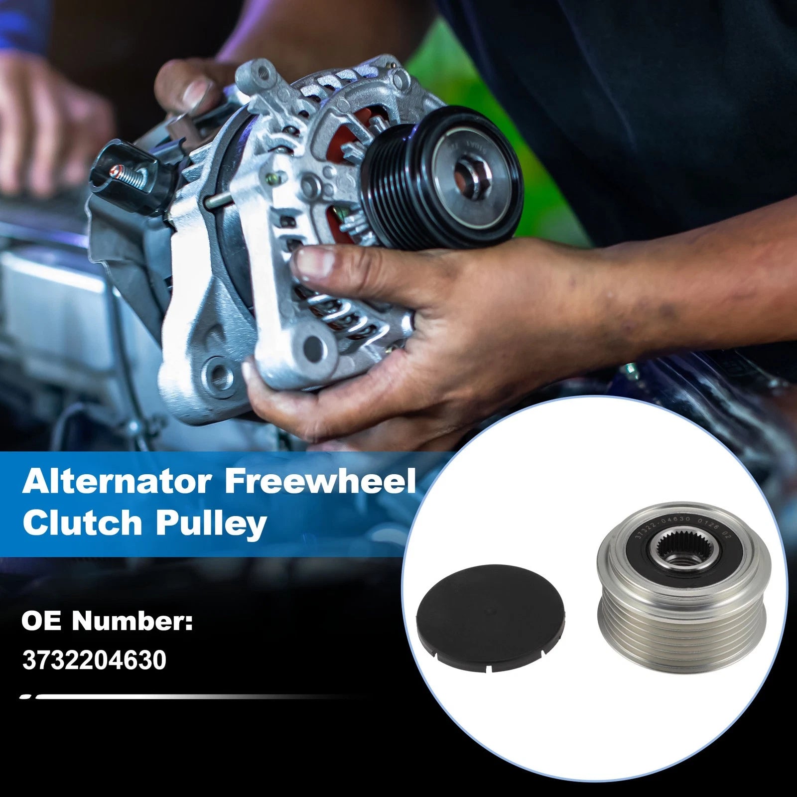 Alternator Freewheel Clutch Pulley Replacement for Hyundai Elantra (2017–2020)