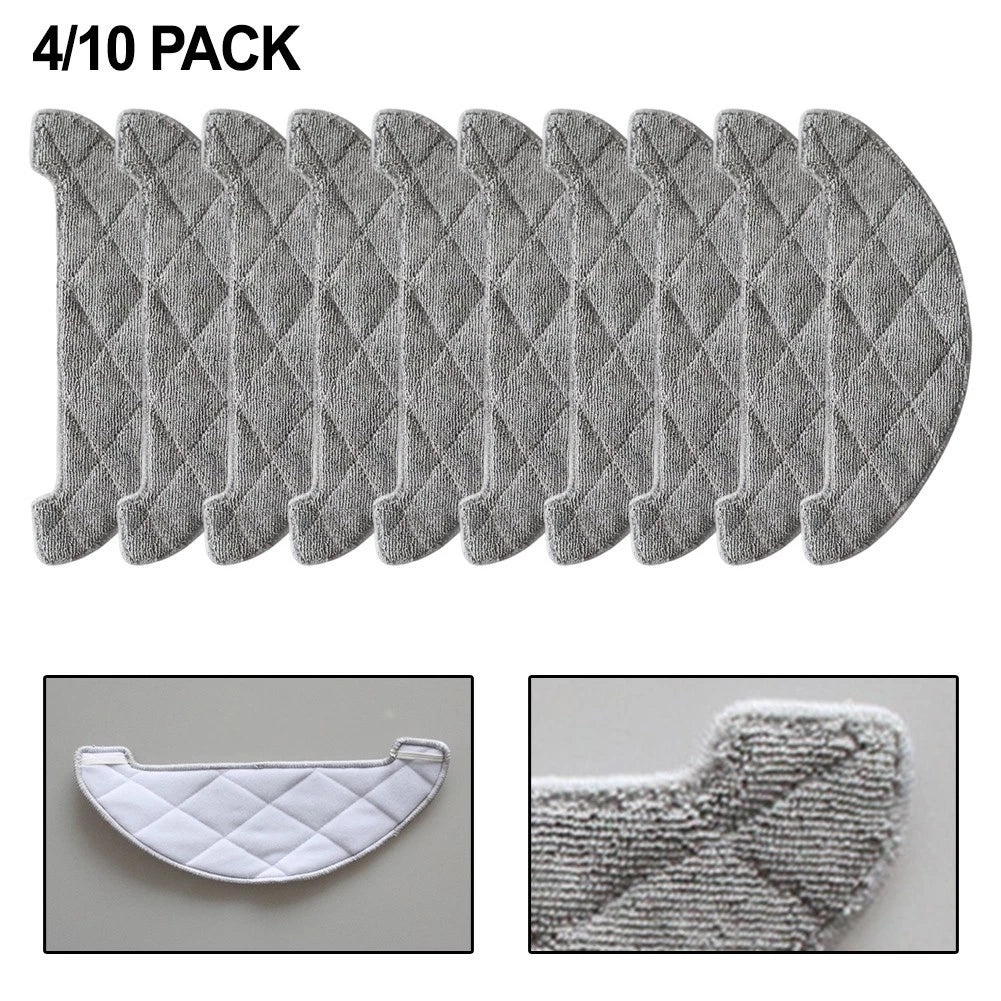 Set of 4 Mop Cloths for Tuvio TR04MLBB Robot Vacuum Cleaner