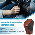 Gear Shift Knob Replacement for Lexus Wood Grain with Red Thread (2010–2018)