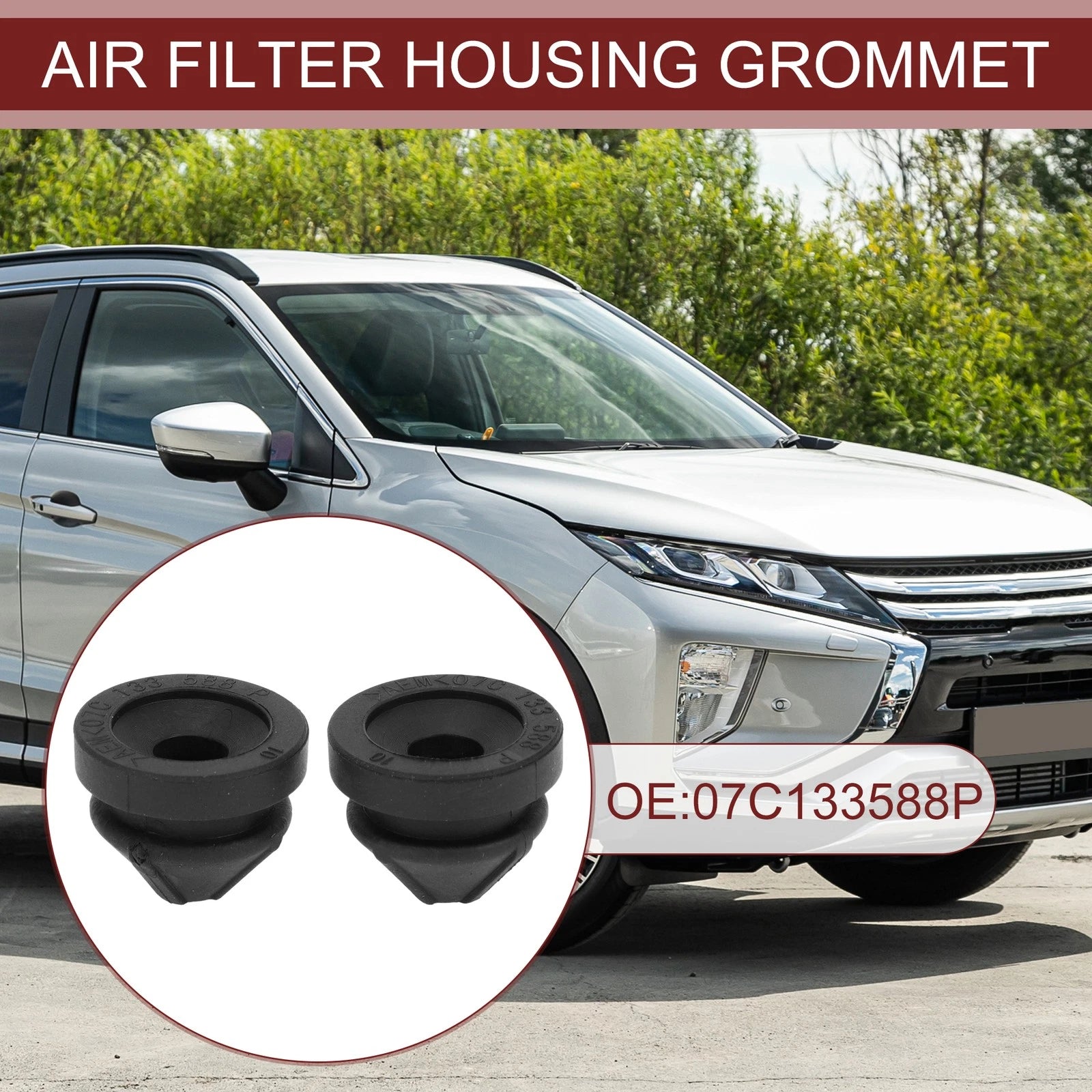 Air Filter Housing Grommet Replacement for Audi A3 Volkswagen Jetta (2 Pack)