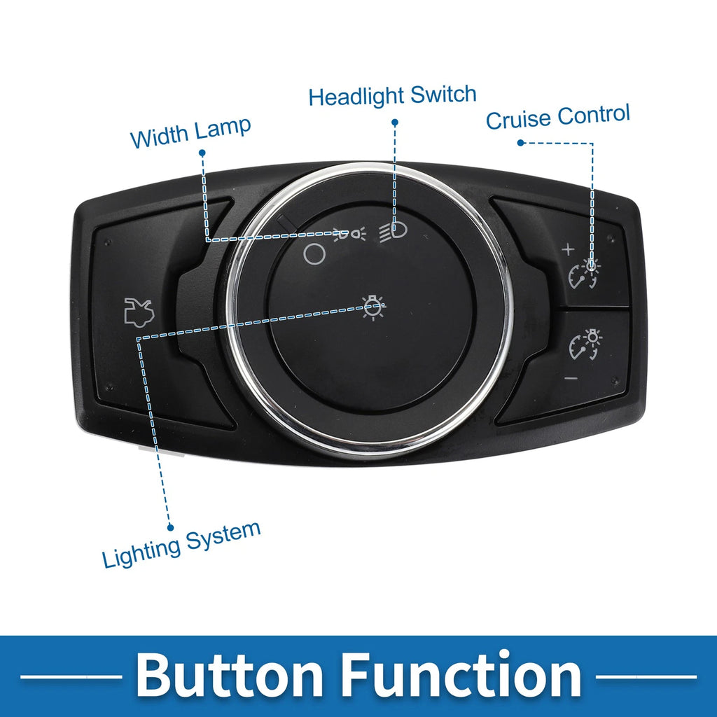 Headlight Switch No.F1EZ11654C/HLS1740 for Ford Focus (2015–2018)