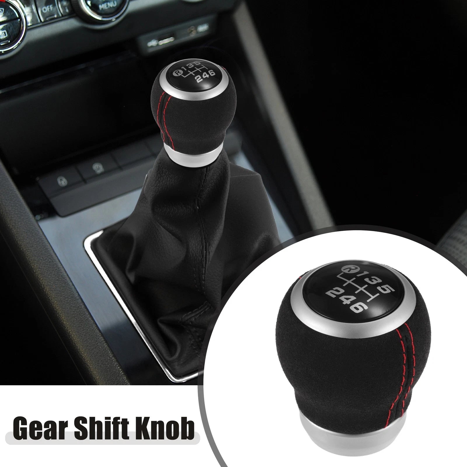 6 Speed Manual Gear Shift Knob Replacement for Subaru Impreza WRX STI (2008–2019)