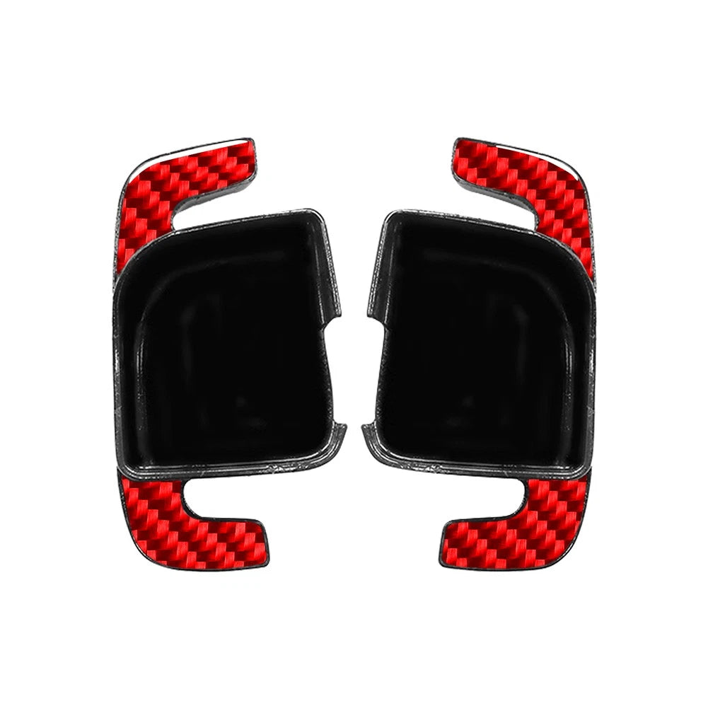 2X Red Steering Wheel Shift Paddle Extension for Mercedes Benz GLC Class