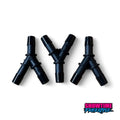 3X 3/8" Hose-Barb Y WYE Connector Fitting for Irrigation System