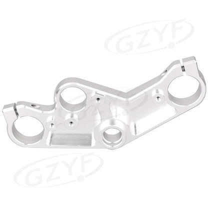 Silver Front Upper Clamp Triple Tree Lowering for Yamaha R3/R25 (2014–2016)
