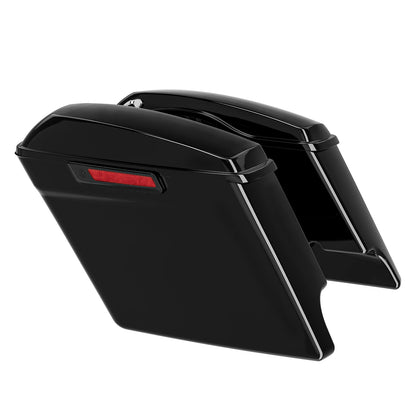 Stretched Hard Saddlebags & Conversion Bracket for Harley Softail Deluxe (1984–2017)