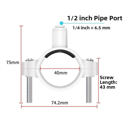 Waste Clamp for Under Sink Wastewater Management