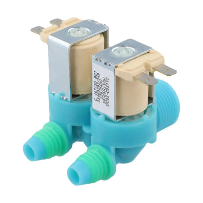 Solenoid Water Inlet for Laundry Room (220/240V Dual-Head Design)
