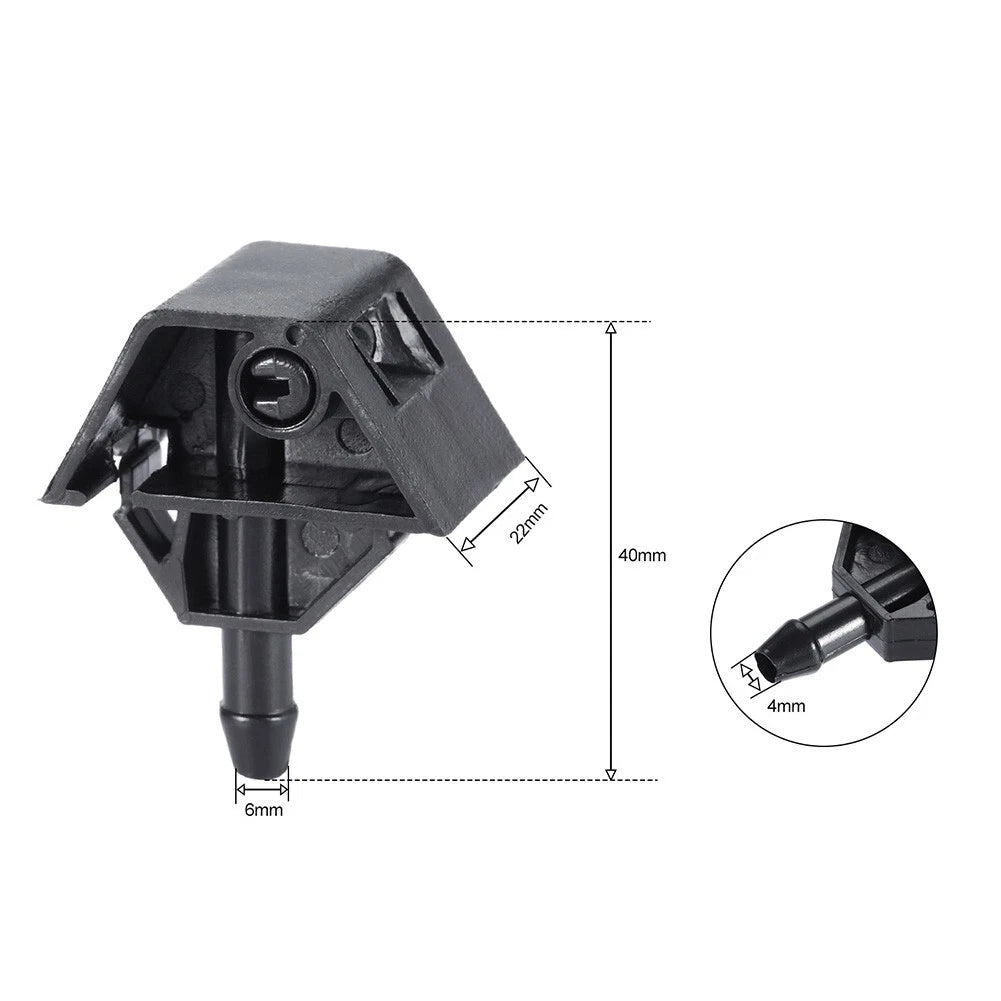 Windshield Washer Nozzles for Nissan Dualis (2007–2013)