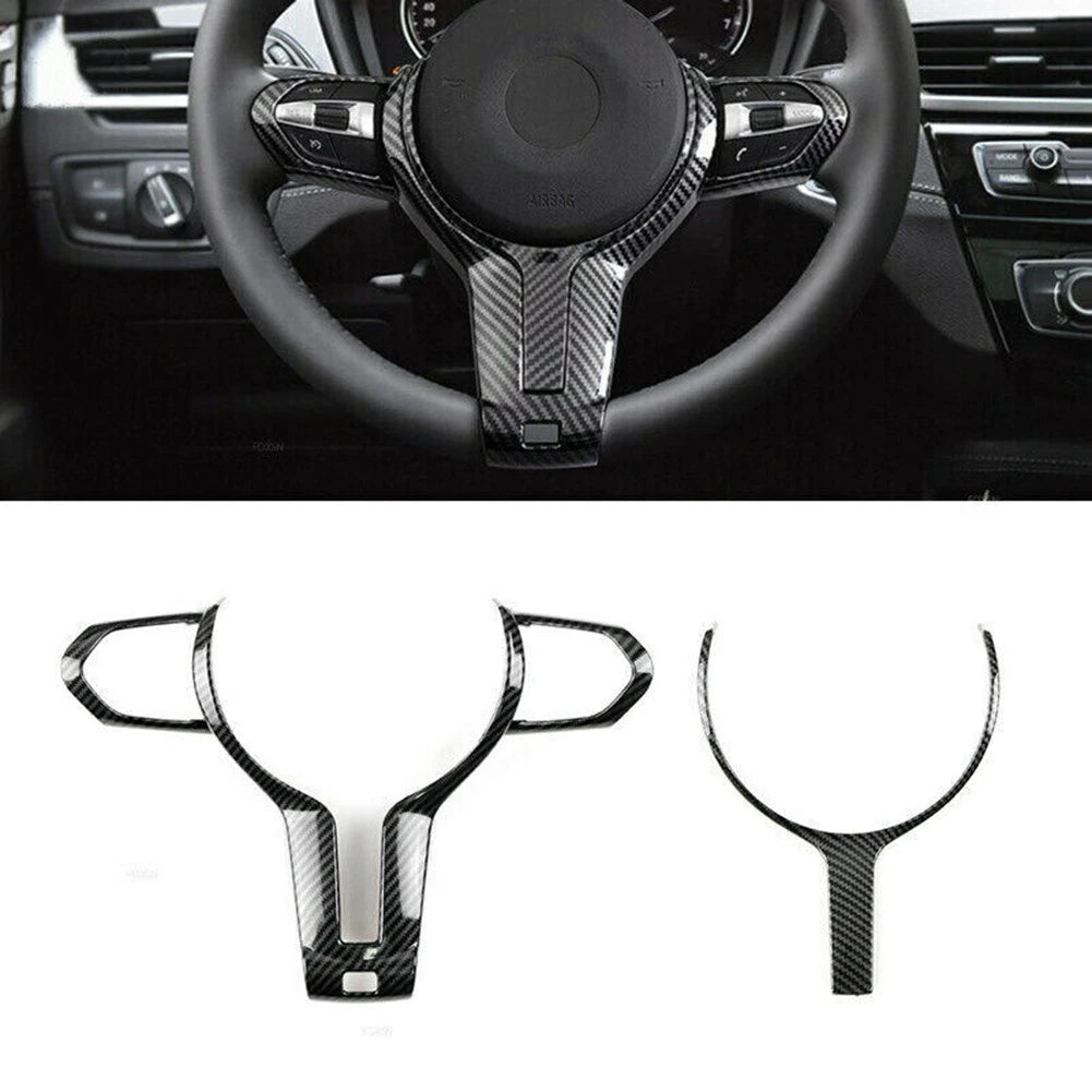 ABS Carbon Steering Wheel Cover Trim for BMW F Chassis (2012–2020)