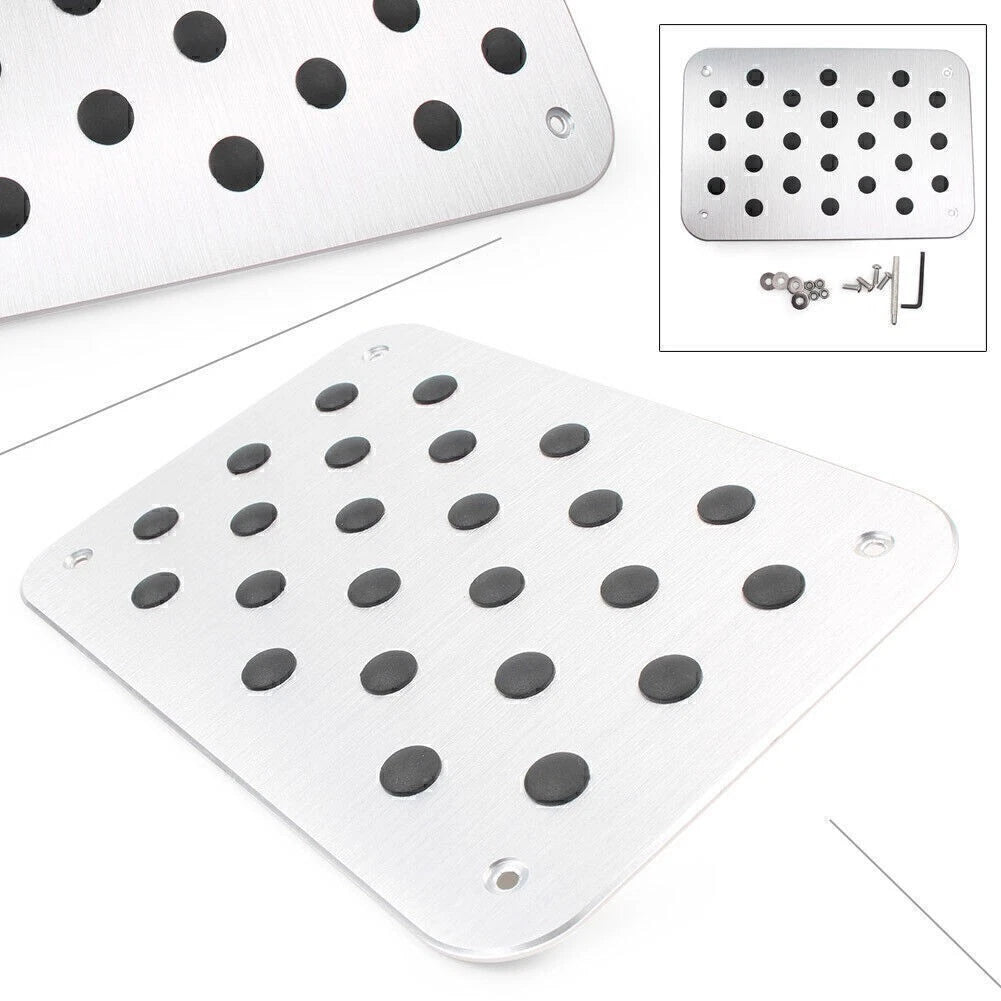 Universal Aluminum Truck Floor Mat Heel Plate Footrest