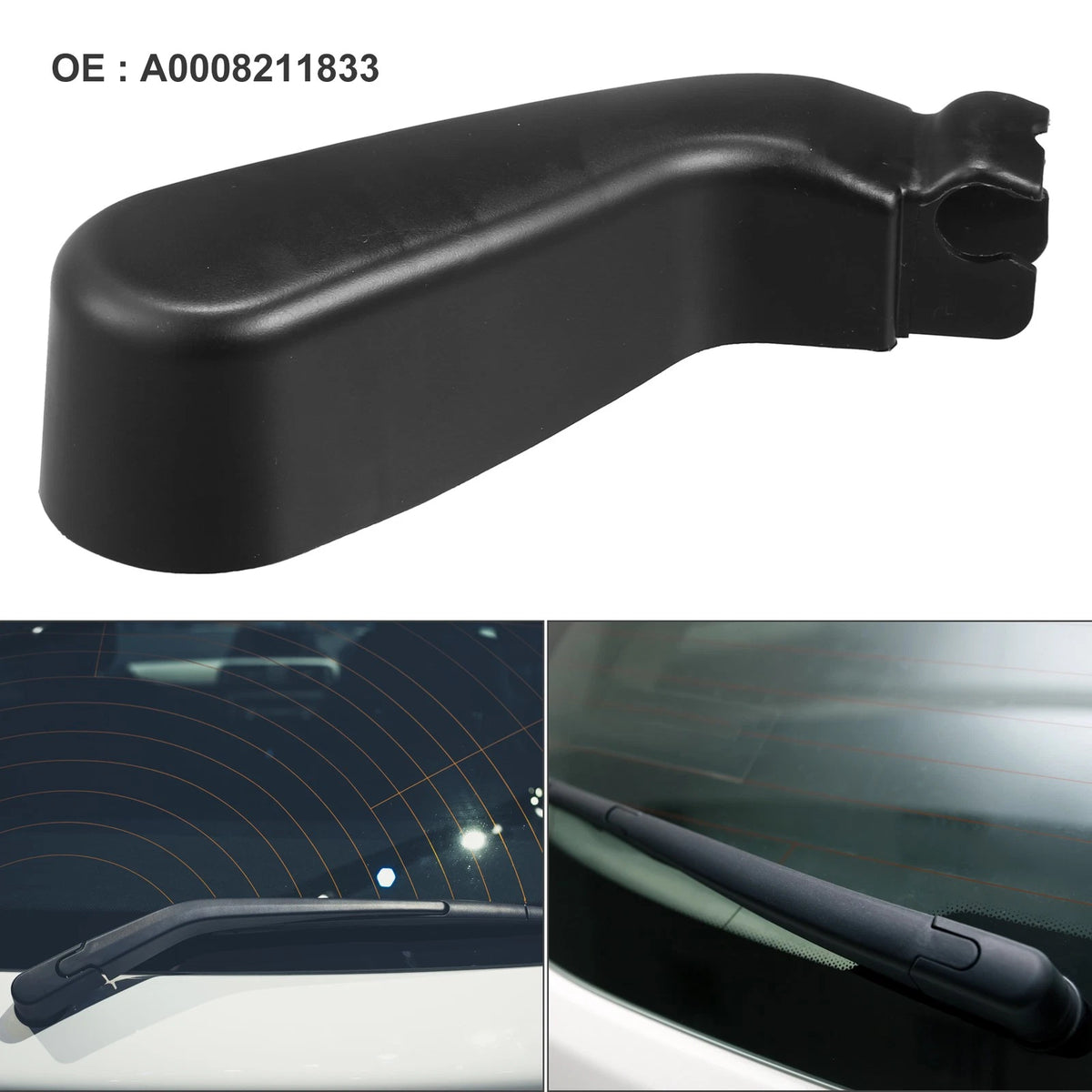 Rear Windshield Wiper Arm Nut Cover for Mercedes-Benz Viano Vito (2003–2012)