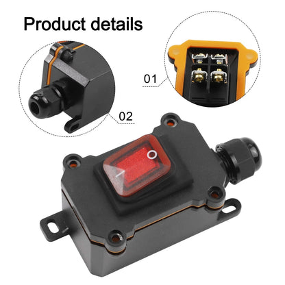 High Current Switch for Easy Installation (16A)