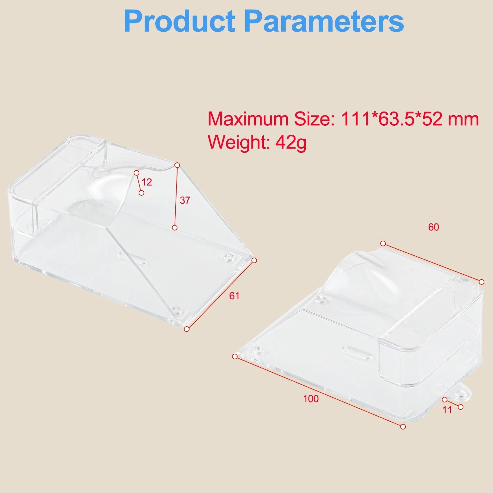 Waterproof Doorbell Cover for Wireless Chime