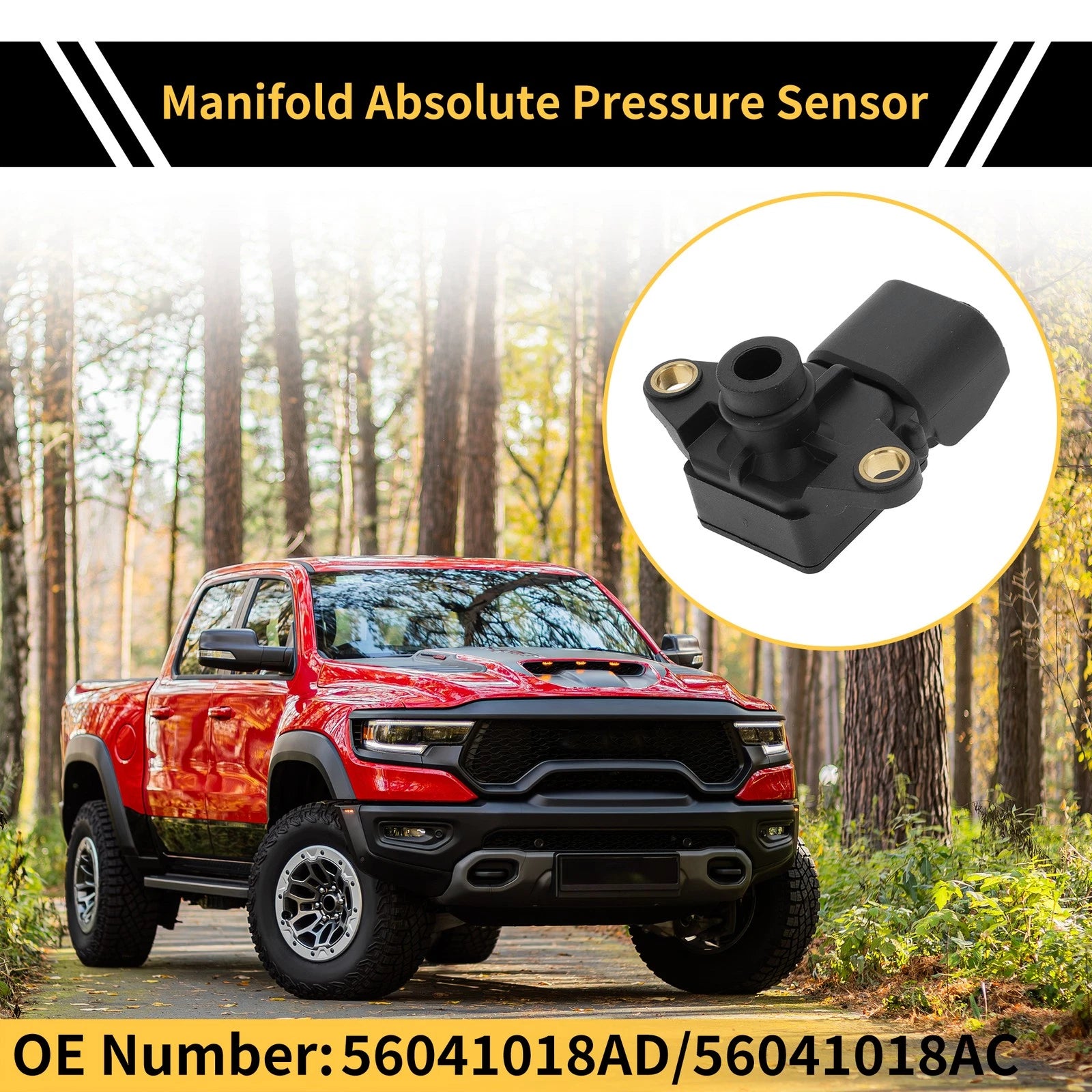 Manifold Absolute Pressure Sensor OEM Replacement for Ram 1500 (2011–2013)