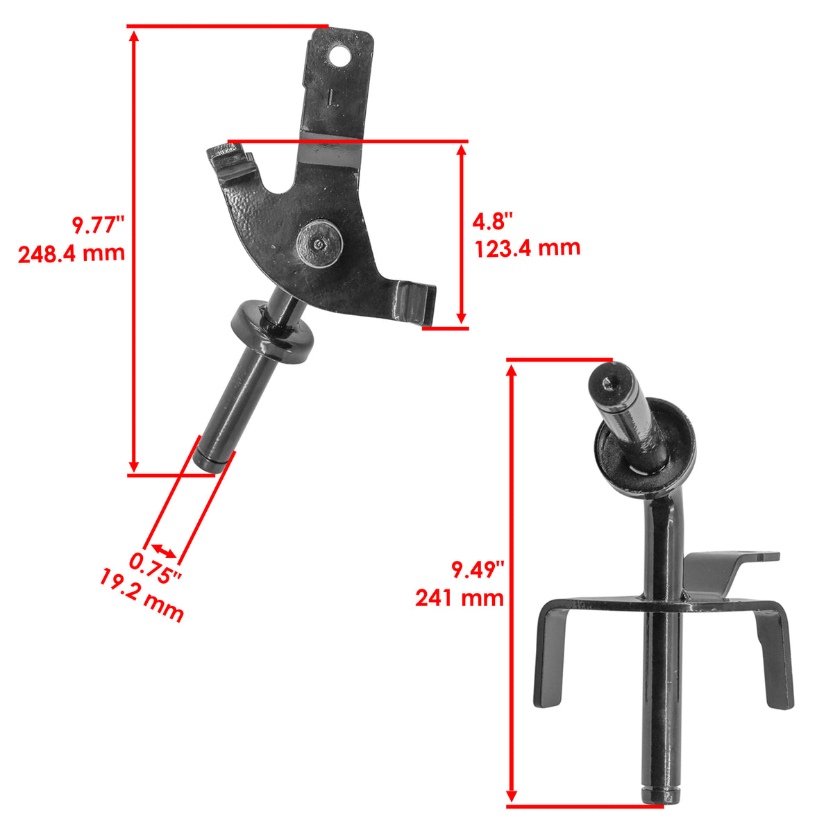 Steering Spindle Left Right for Poulan PO10538LT PO14538LT (2006–2006)