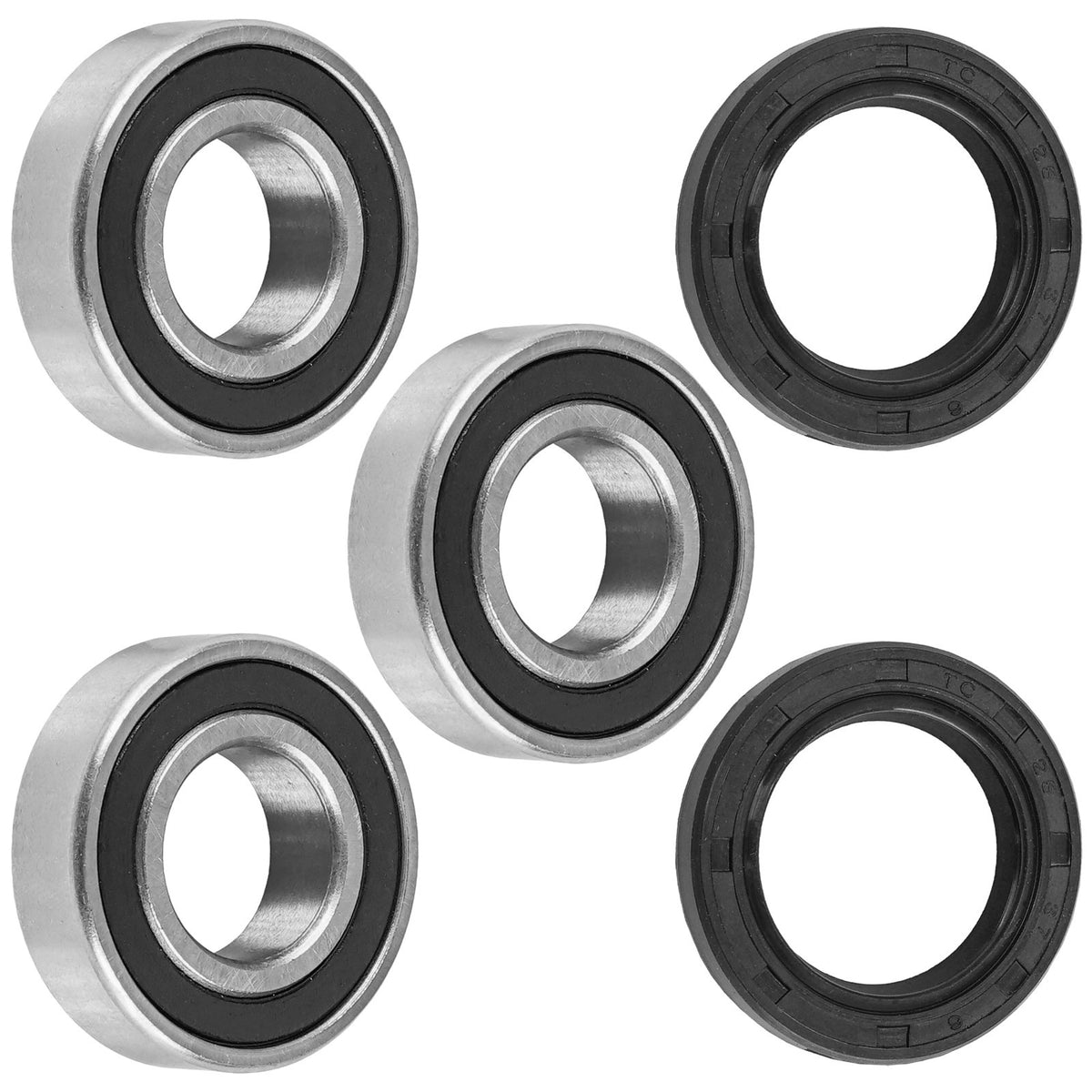 Rear Wheel Ball Bearings Seals Kit for Honda CRF150R CRF150Rb (2007–2009, 2012–2019)